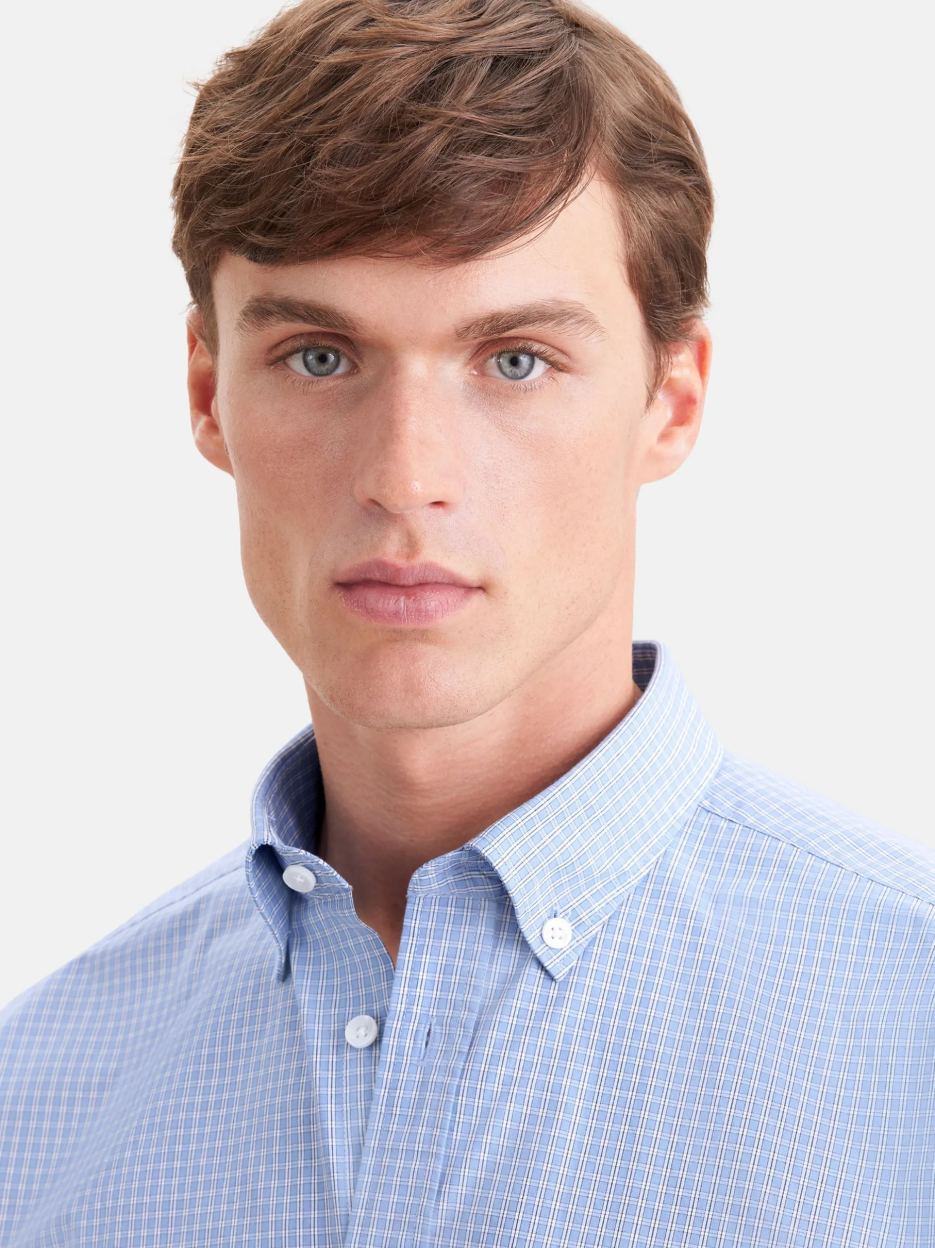 Seidensticker Herren Casual Hemd - Regular Fit in hellblau