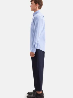 Seidensticker Herren Casual Hemd - Regular Fit in hellblau