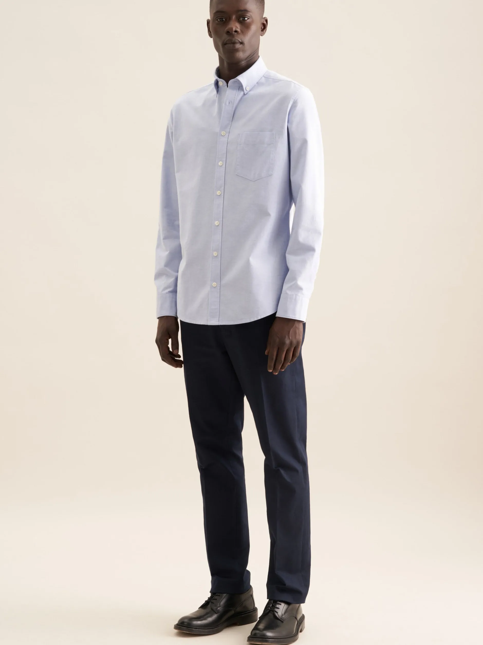 Seidensticker Herren Casual Hemd - Slim Fit in blau