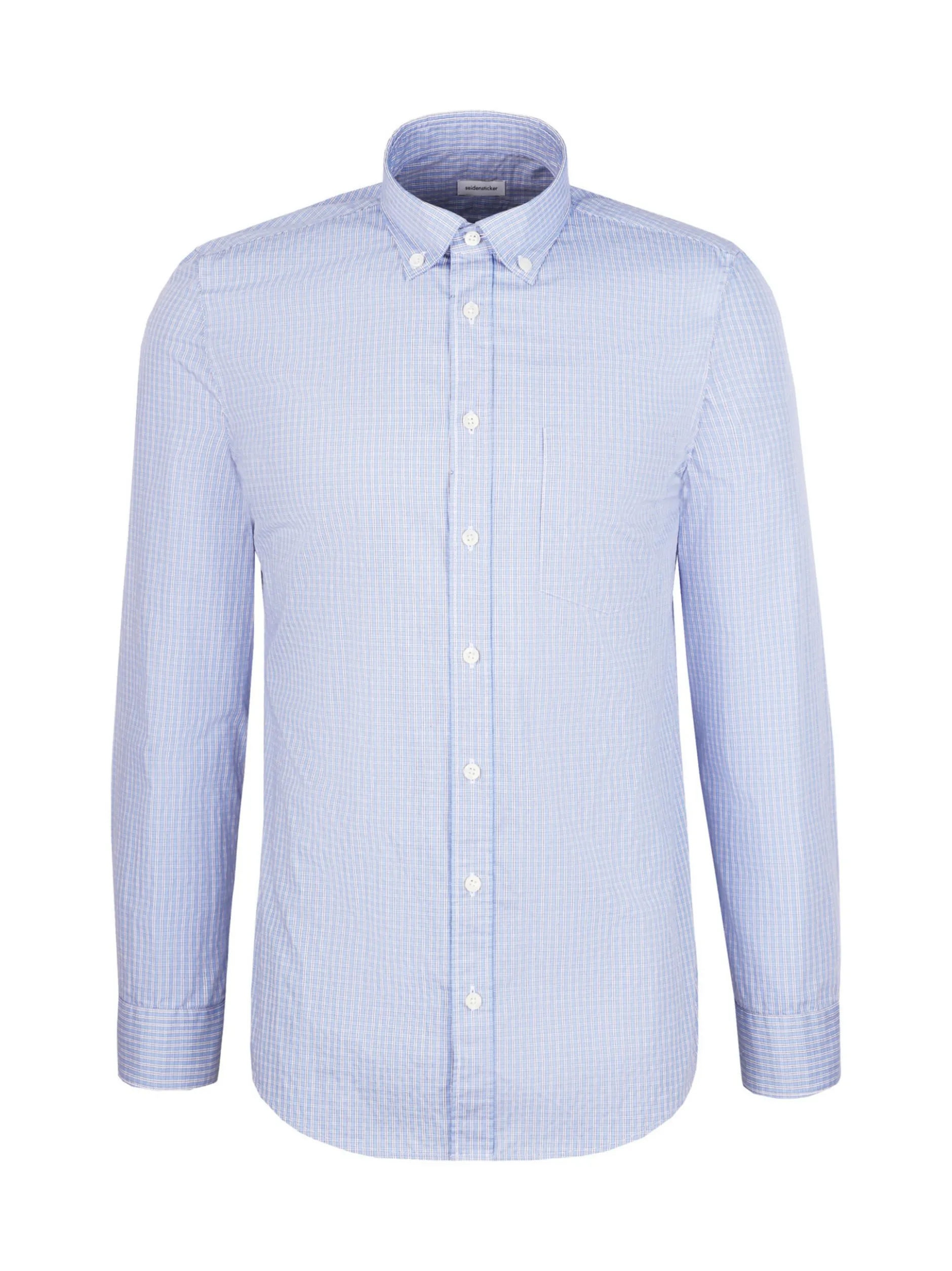 Seidensticker Herren Casual Hemd - Slim Fit in hellblau