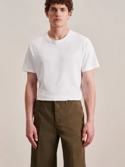 Seidensticker Herren Chinoshorts - Regular Fit in grün