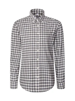 Seidensticker Herren Flanellhemd - Regular Fit in grün