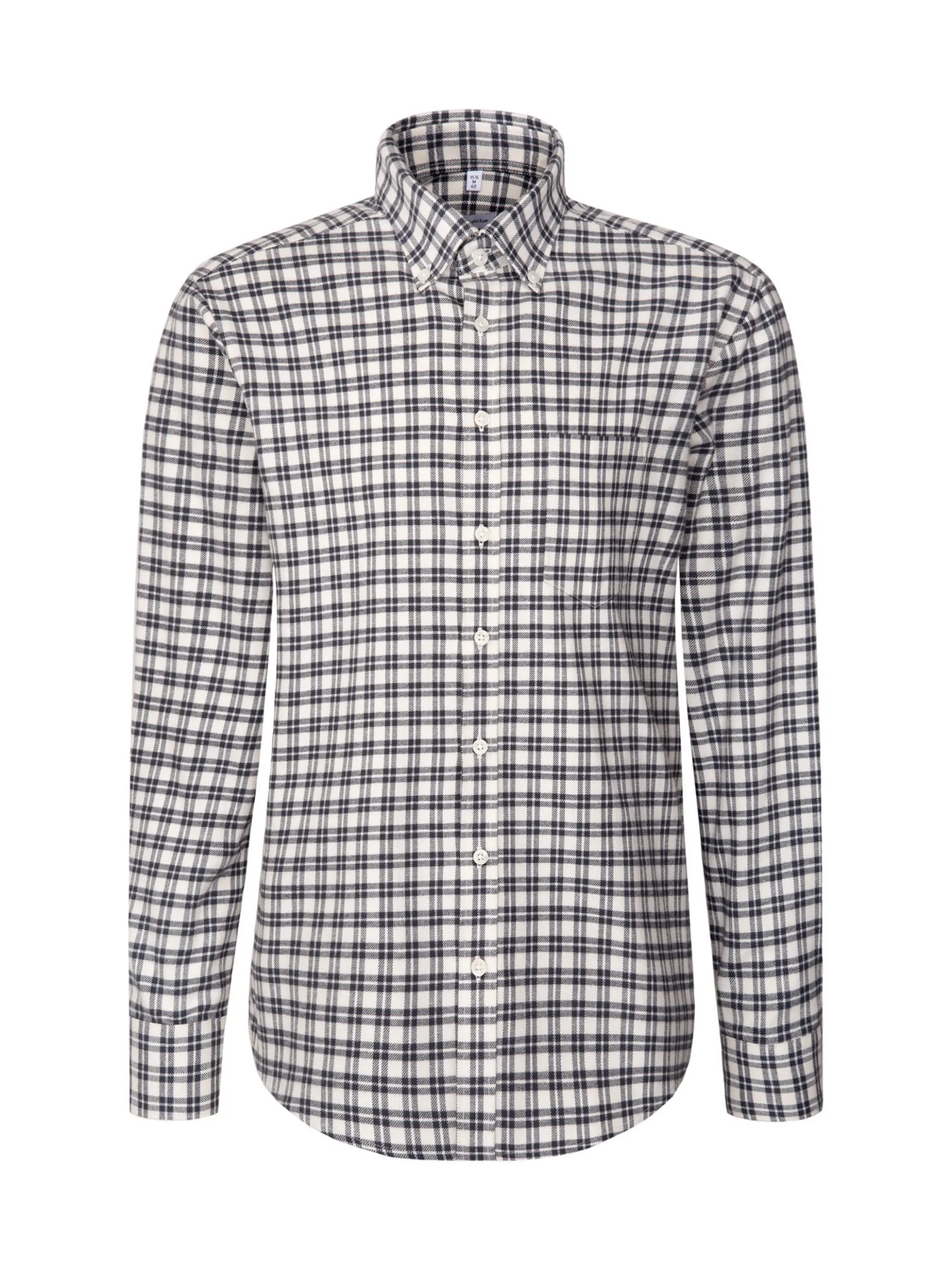 Seidensticker Herren Flanellhemd - Regular Fit in grün