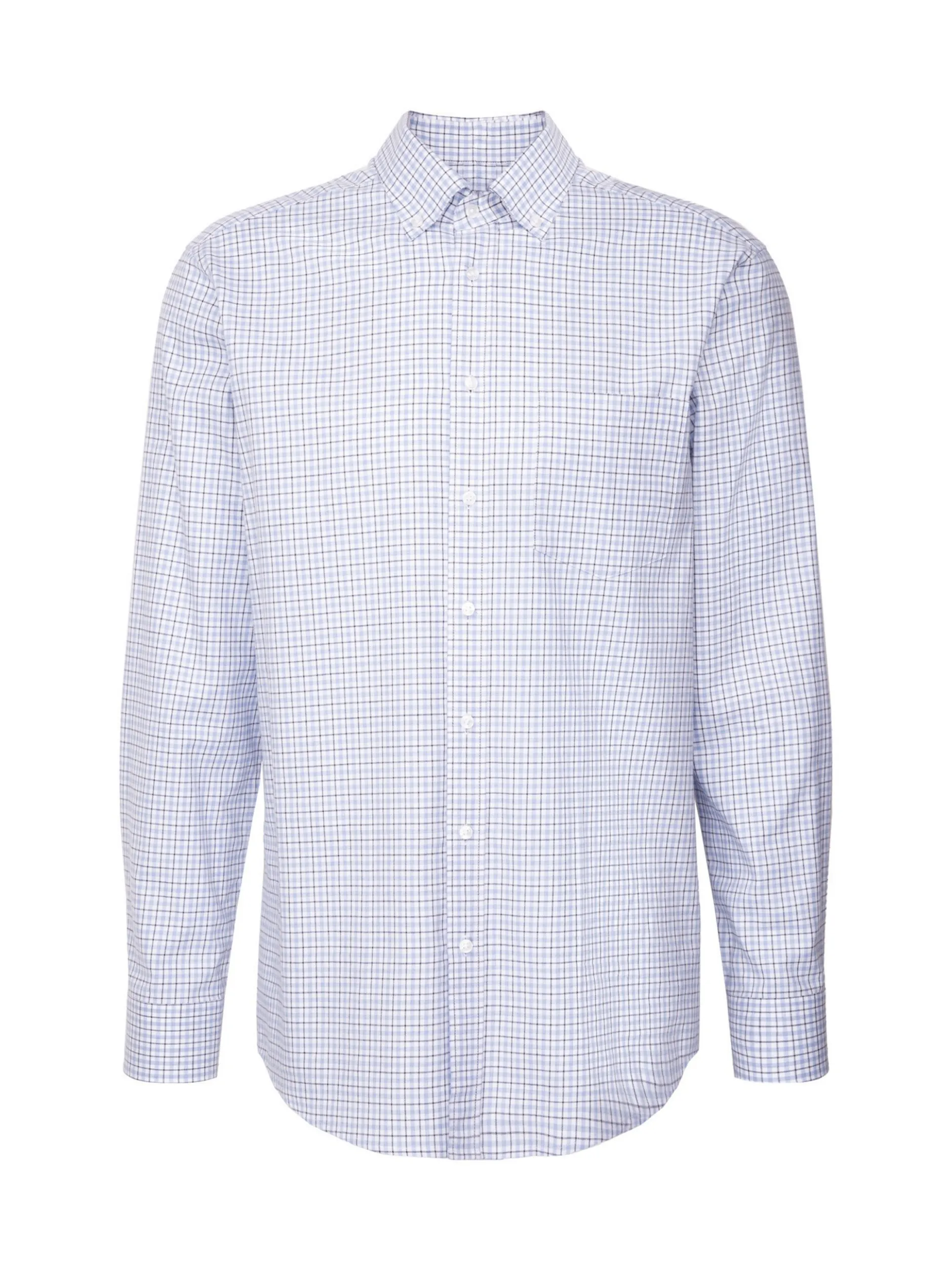 Seidensticker Herren Flanellhemd - Regular Fit in hellblau