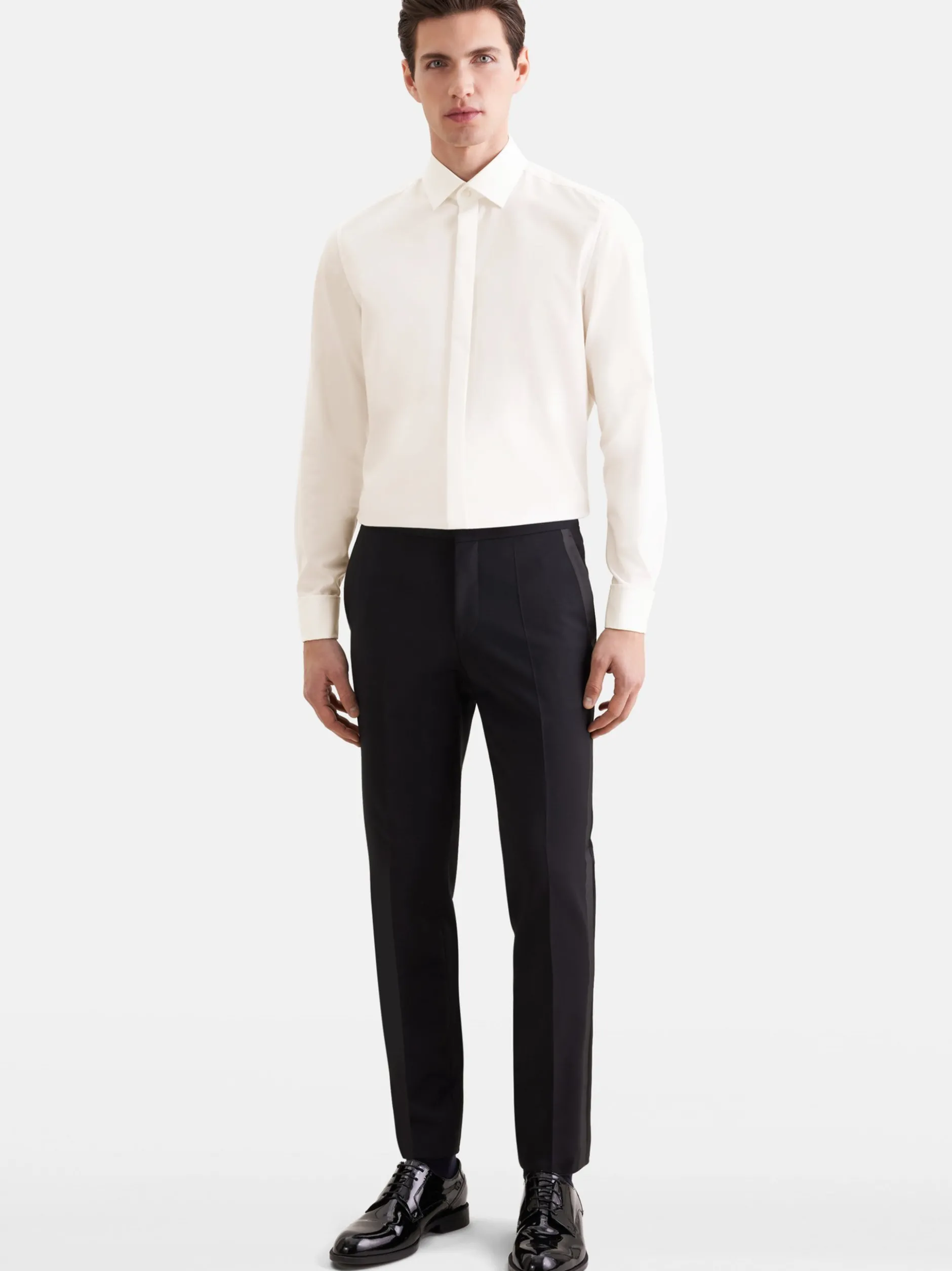 Seidensticker Herren Gala - Shaped Fit in ecru