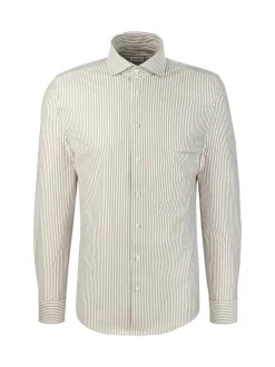 Seidensticker Herren Jerseyhemd - Shaped Fit in beige