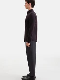 Seidensticker Herren Jerseyhemd - Shaped Fit in schwarz