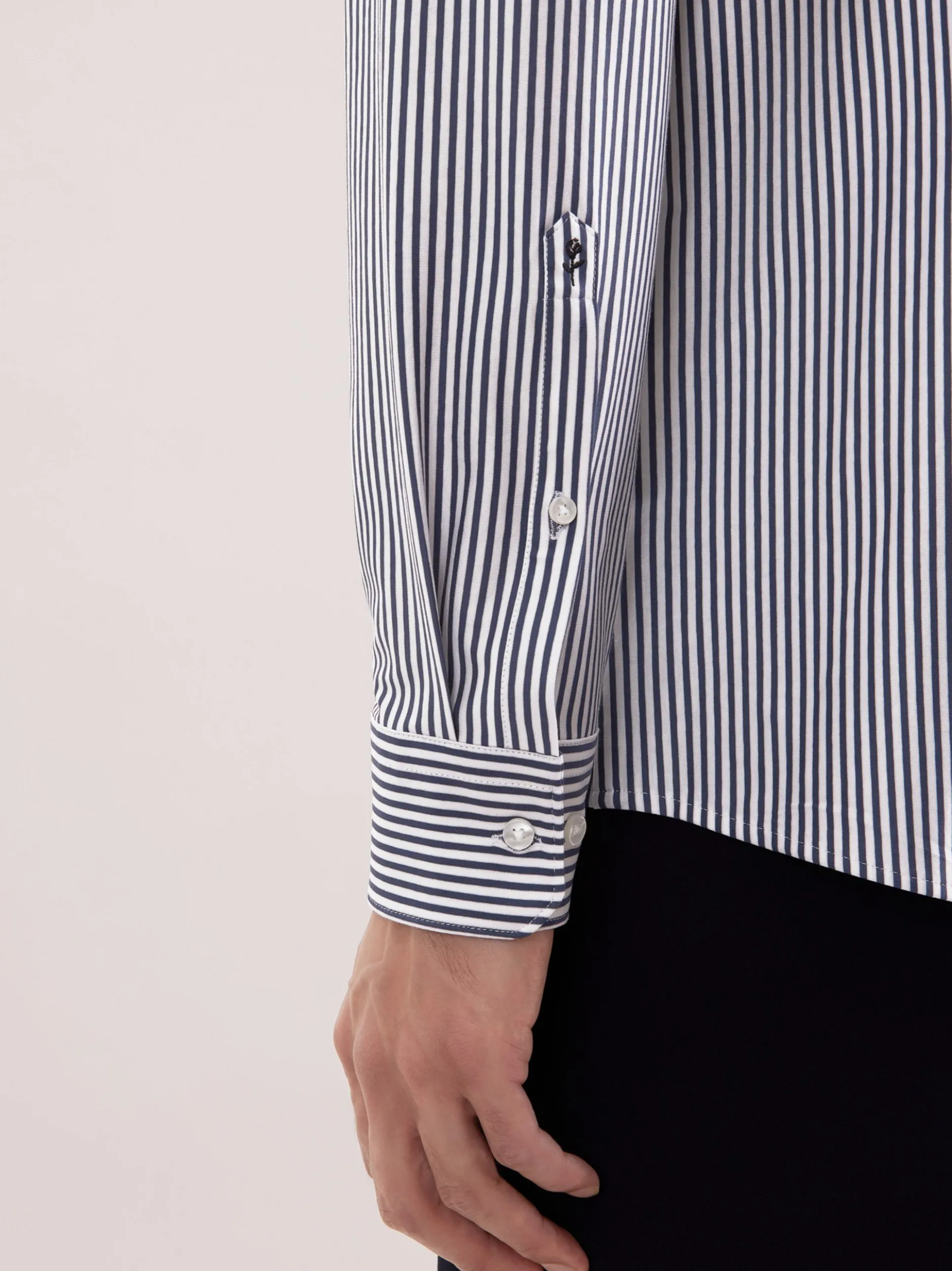 Seidensticker Herren Jerseyhemd - Shaped Fit in grau