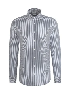 Seidensticker Herren Jerseyhemd - Shaped Fit in grau