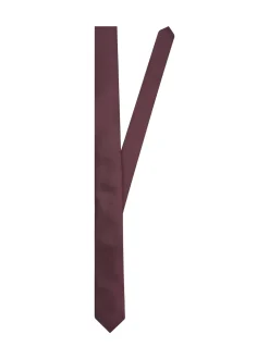 Seidensticker Herren Krawatte - Schmal (5cm) Fit in rot