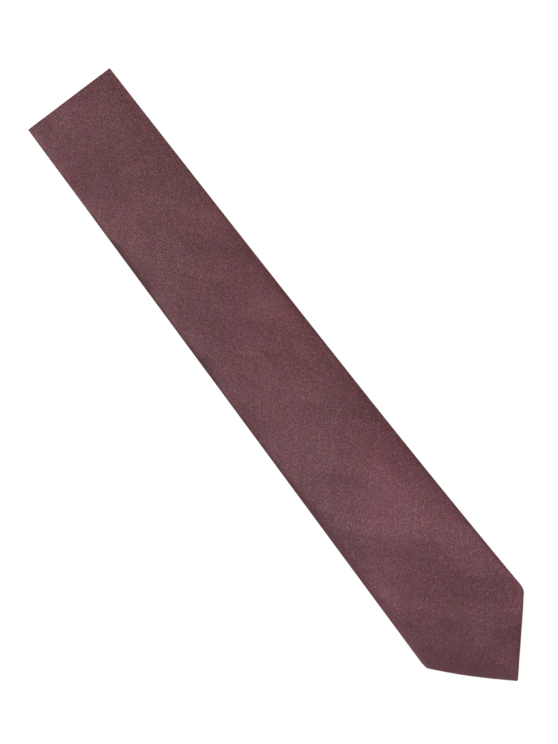 Seidensticker Herren Krawatte - Schmal (5cm) Fit in rot