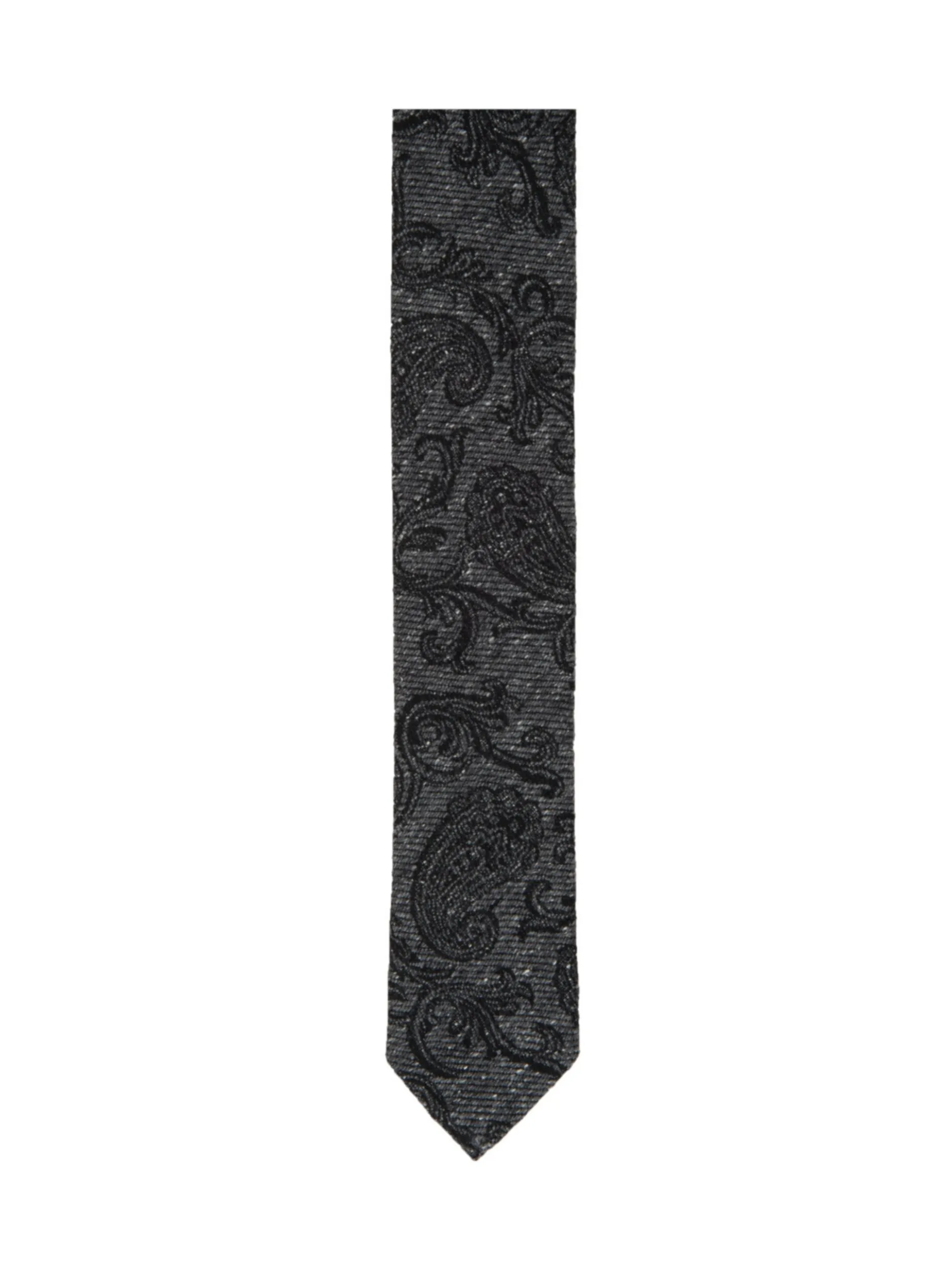 Seidensticker Herren Krawatte - Schmal (5cm) Fit in schwarz