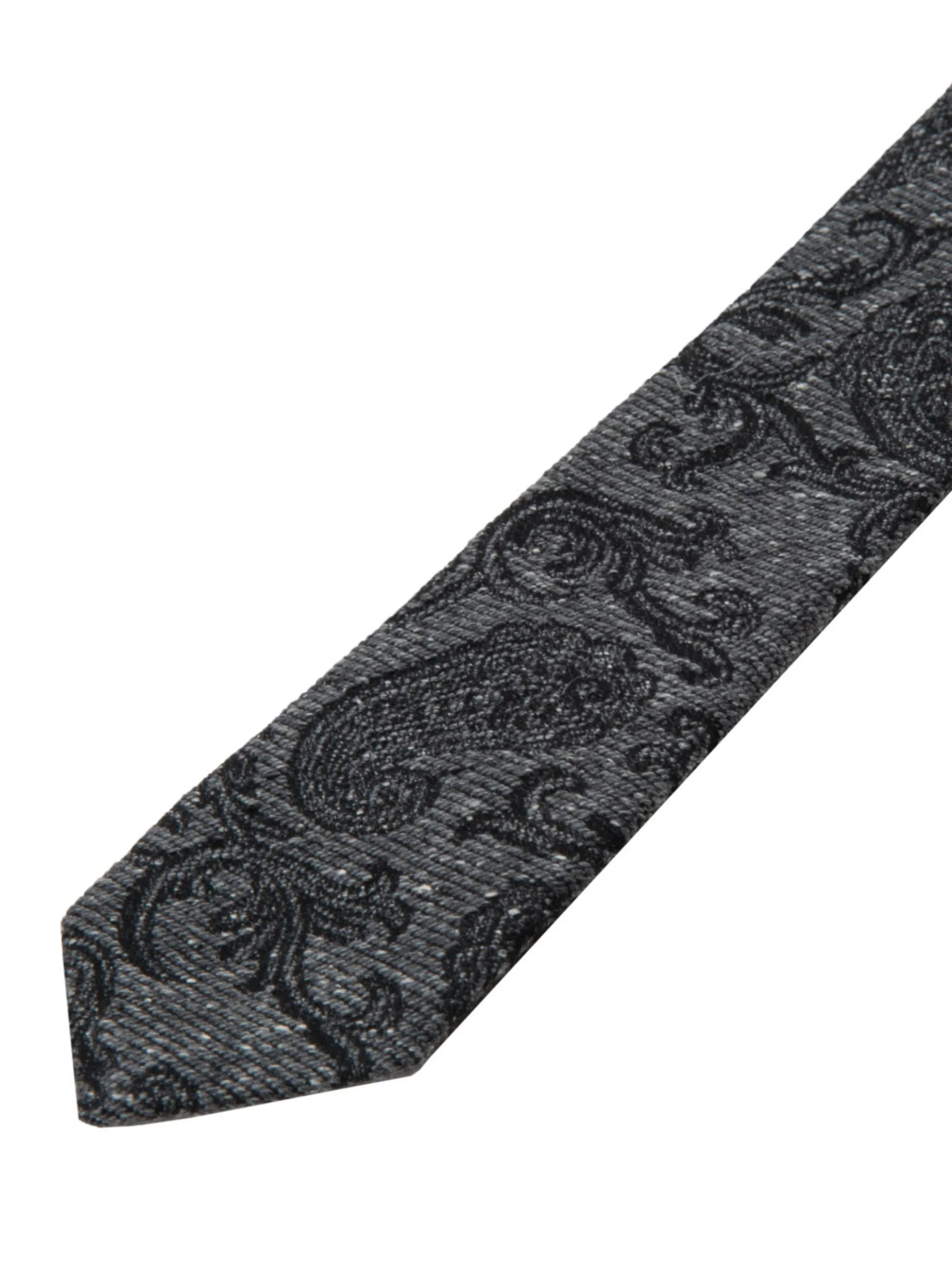 Seidensticker Herren Krawatte - Schmal (5cm) Fit in schwarz
