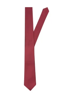 Seidensticker Herren Krawatte - Breit (7cm) Fit in bordeaux