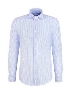 Seidensticker Herren Performance-Hemd - Slim Fit in blau