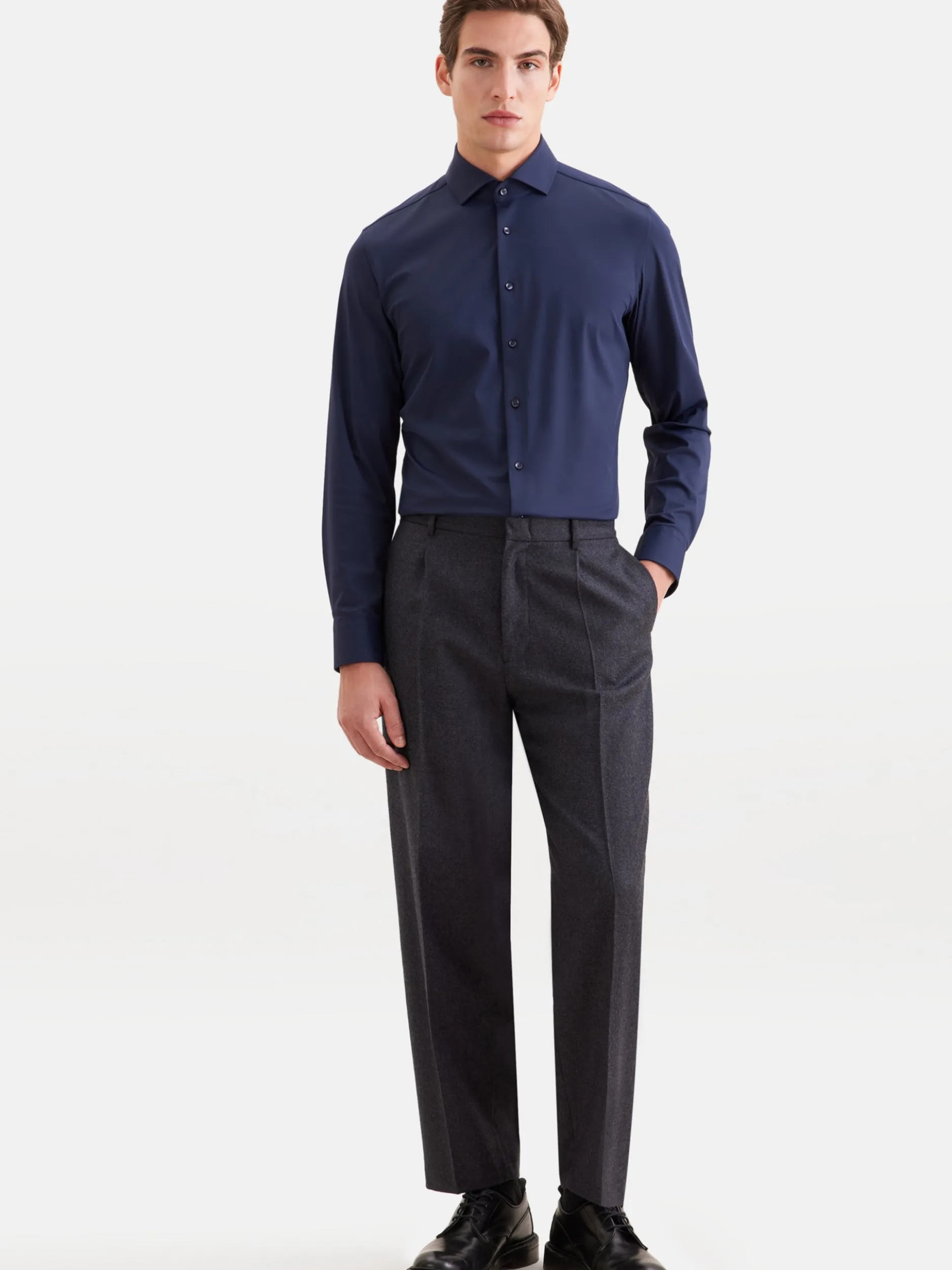 Seidensticker Herren Performance-Hemd - X-Slim Fit in blau