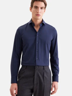Seidensticker Herren Performance-Hemd - Slim Fit in blau