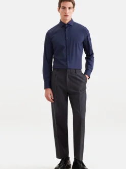 Seidensticker Herren Performance-Hemd - Slim Fit in blau