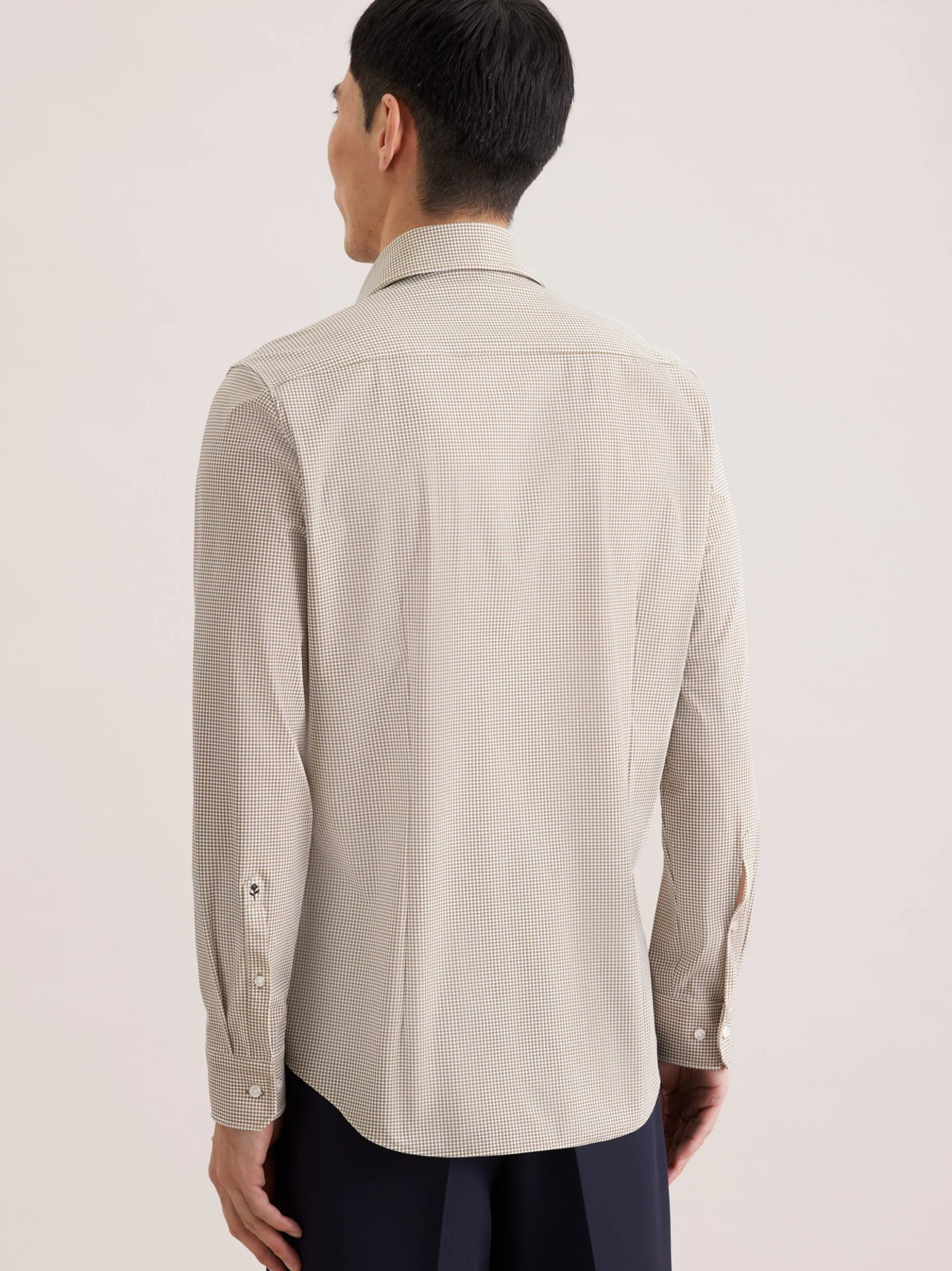 Seidensticker Herren Performance-Hemd - Slim Fit in braun