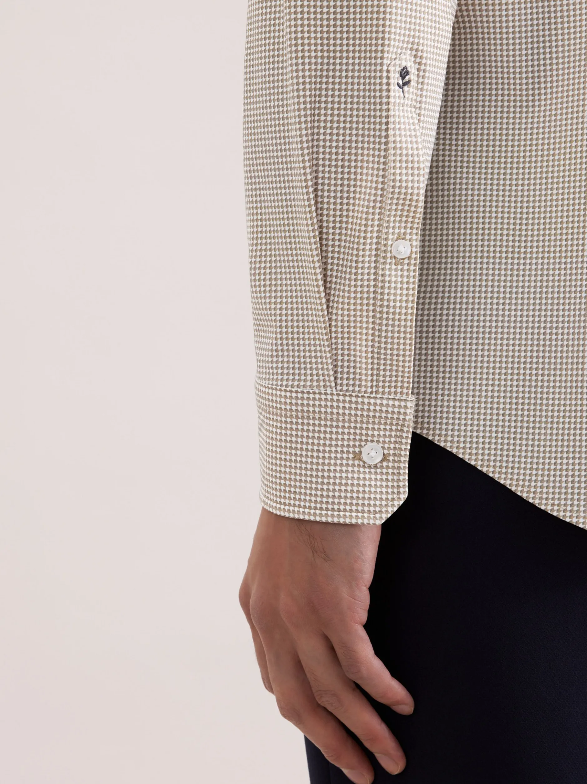 Seidensticker Herren Performance-Hemd - Slim Fit in braun