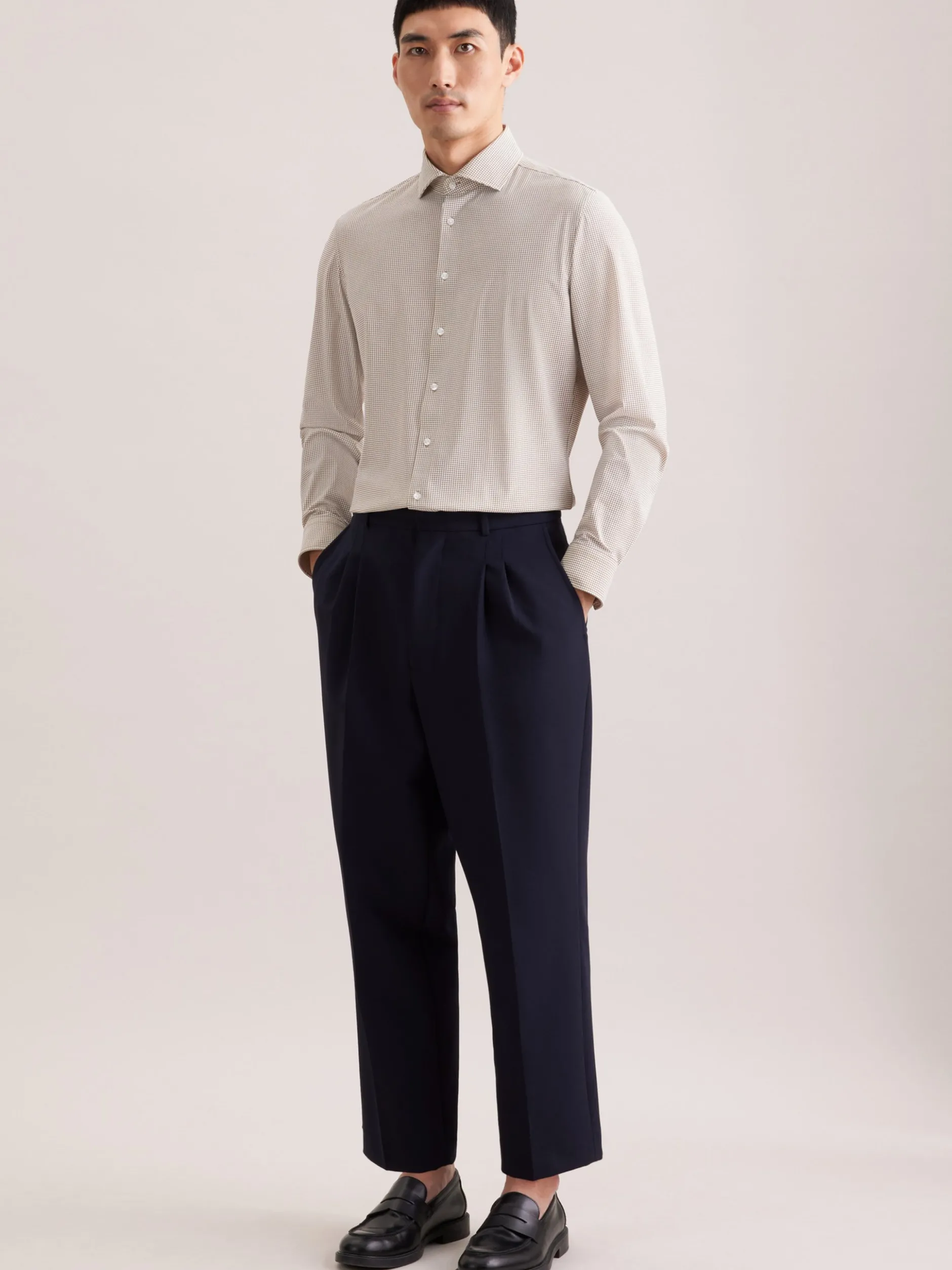 Seidensticker Herren Performance-Hemd - Slim Fit in braun