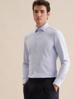 Seidensticker Herren Performance-Hemd - Slim Fit in hellblau