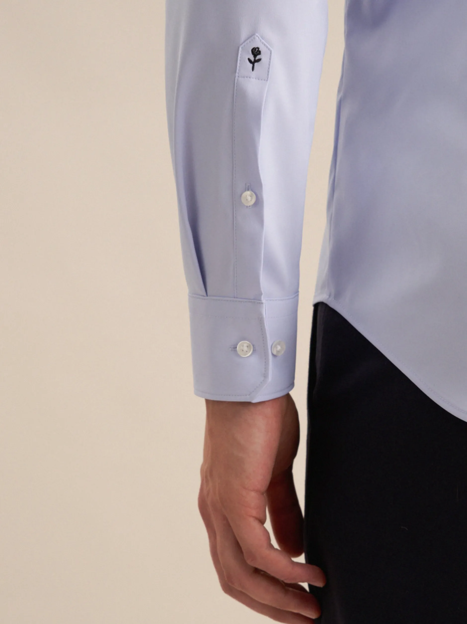 Seidensticker Herren Performance-Hemd - Slim Fit in hellblau