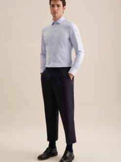 Seidensticker Herren Performance-Hemd - Slim Fit in hellblau