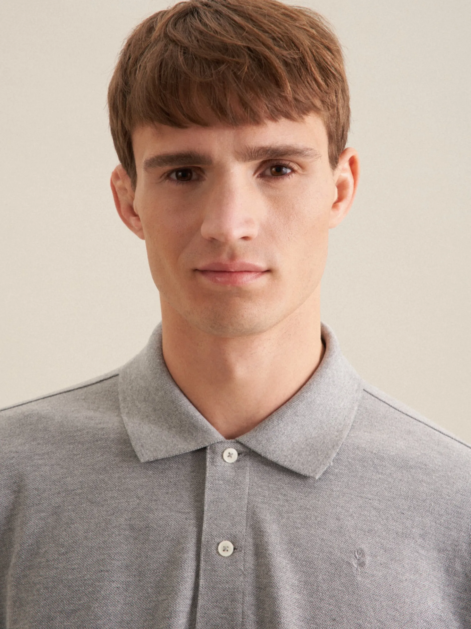 Seidensticker Herren Polo - Regular Fit in grau