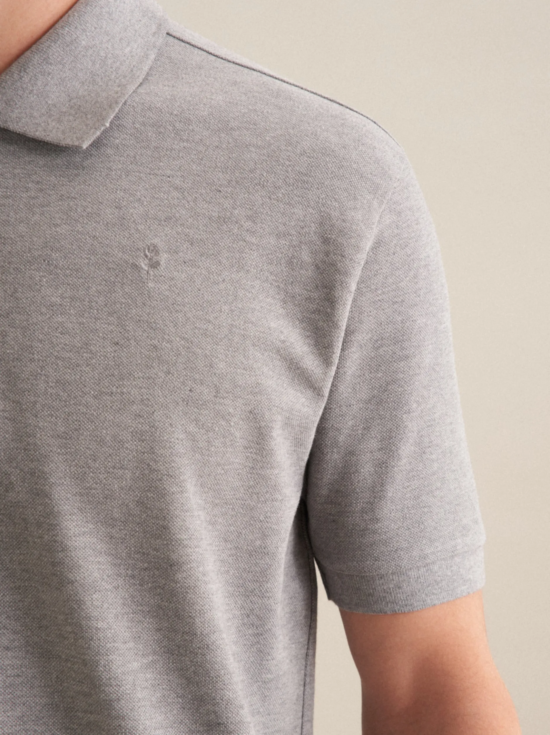 Seidensticker Herren Polo - Regular Fit in grau