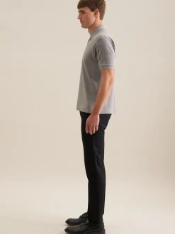 Seidensticker Herren Polo - Regular Fit in grau