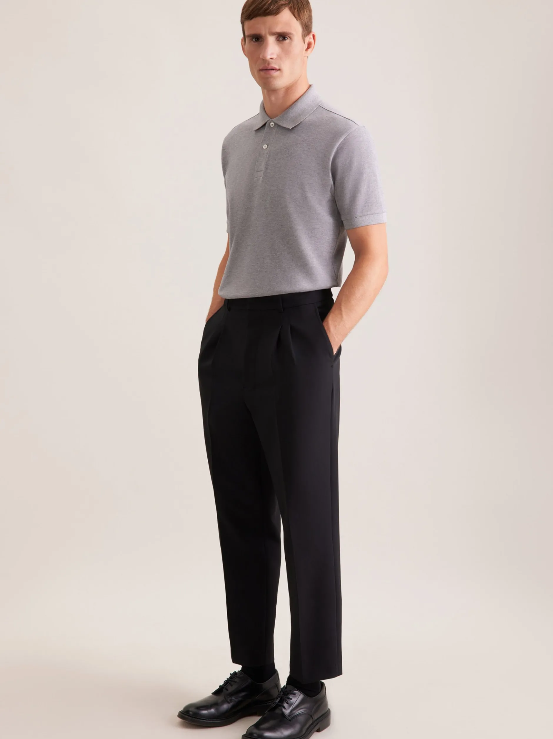 Seidensticker Herren Polo - Regular Fit in grau