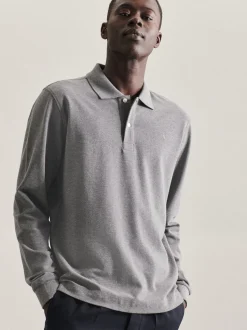 Seidensticker Herren Polo - Slim Fit in anthrazit