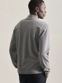 Seidensticker Herren Polo - Slim Fit in anthrazit