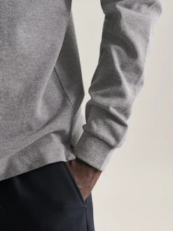 Seidensticker Herren Polo - Slim Fit in anthrazit