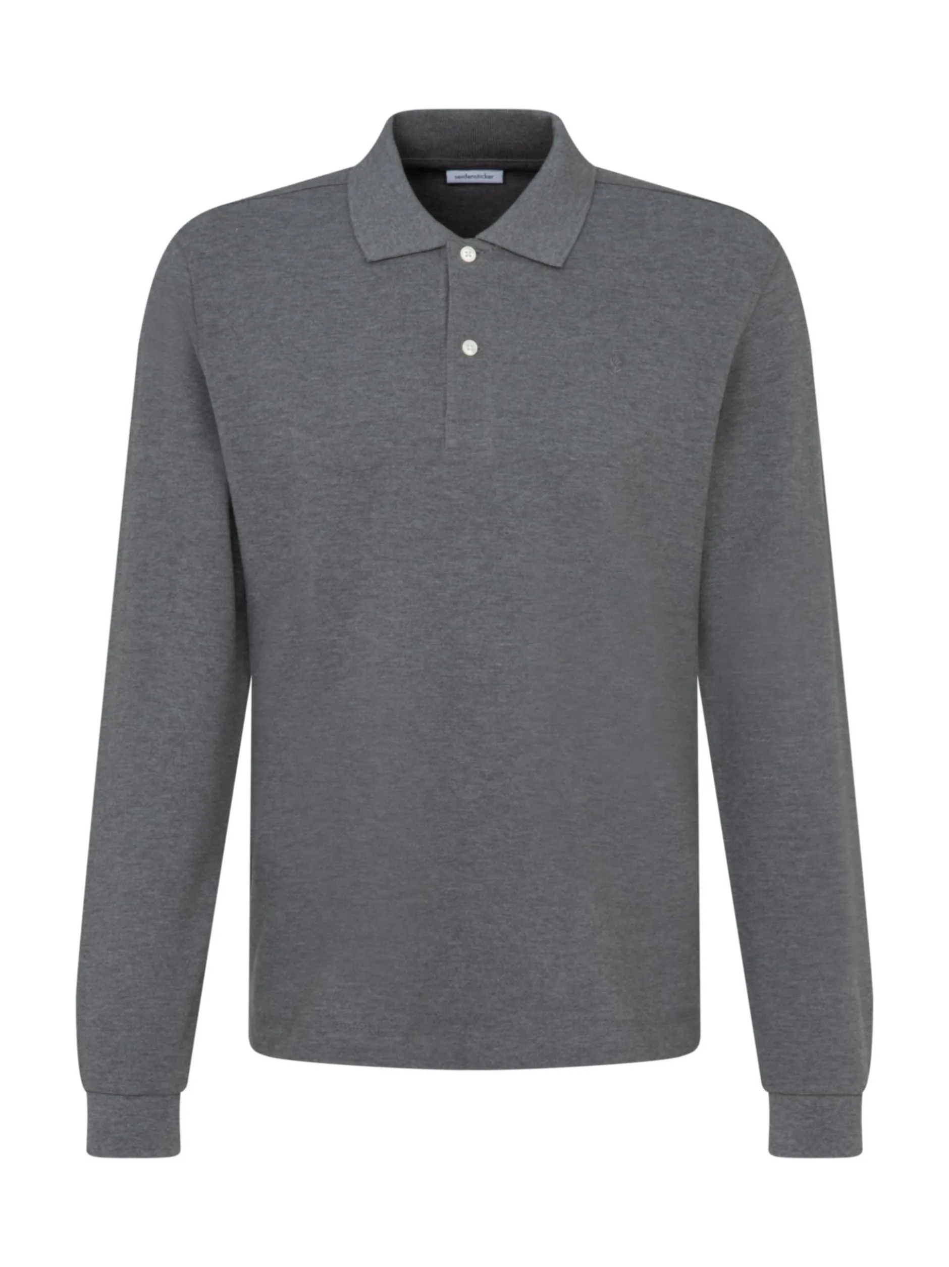 Seidensticker Herren Polo - Slim Fit in anthrazit