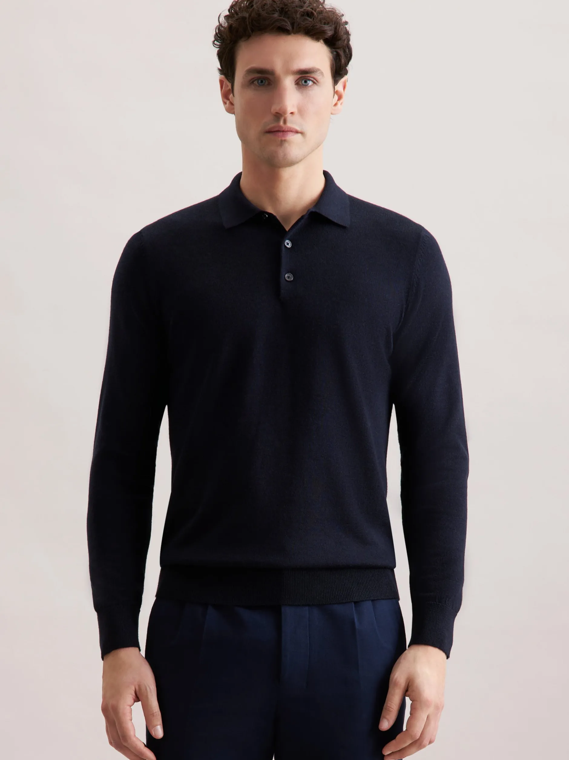 Seidensticker Herren Pullover - Regular Fit in marine