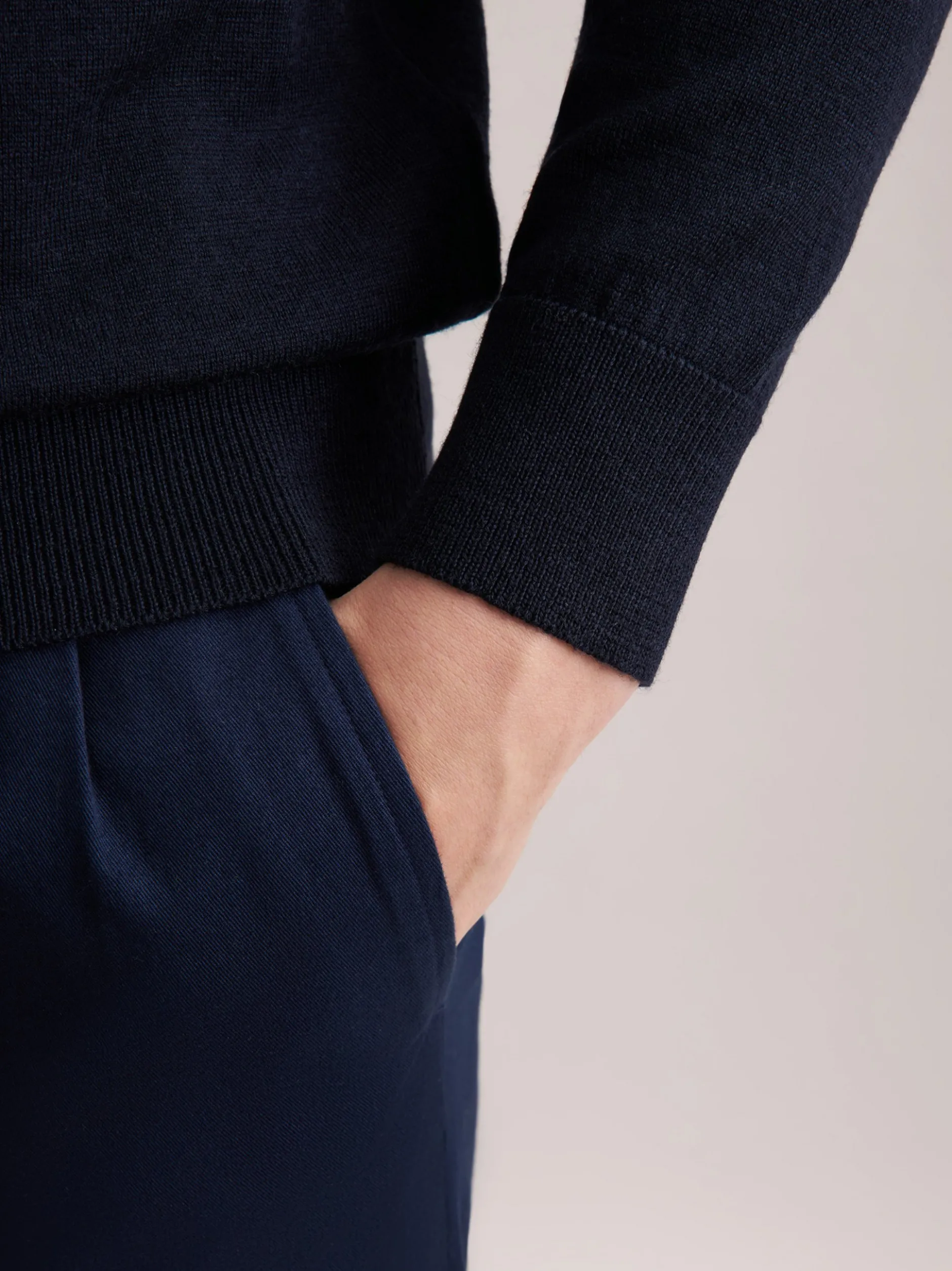 Seidensticker Herren Pullover - Regular Fit in marine