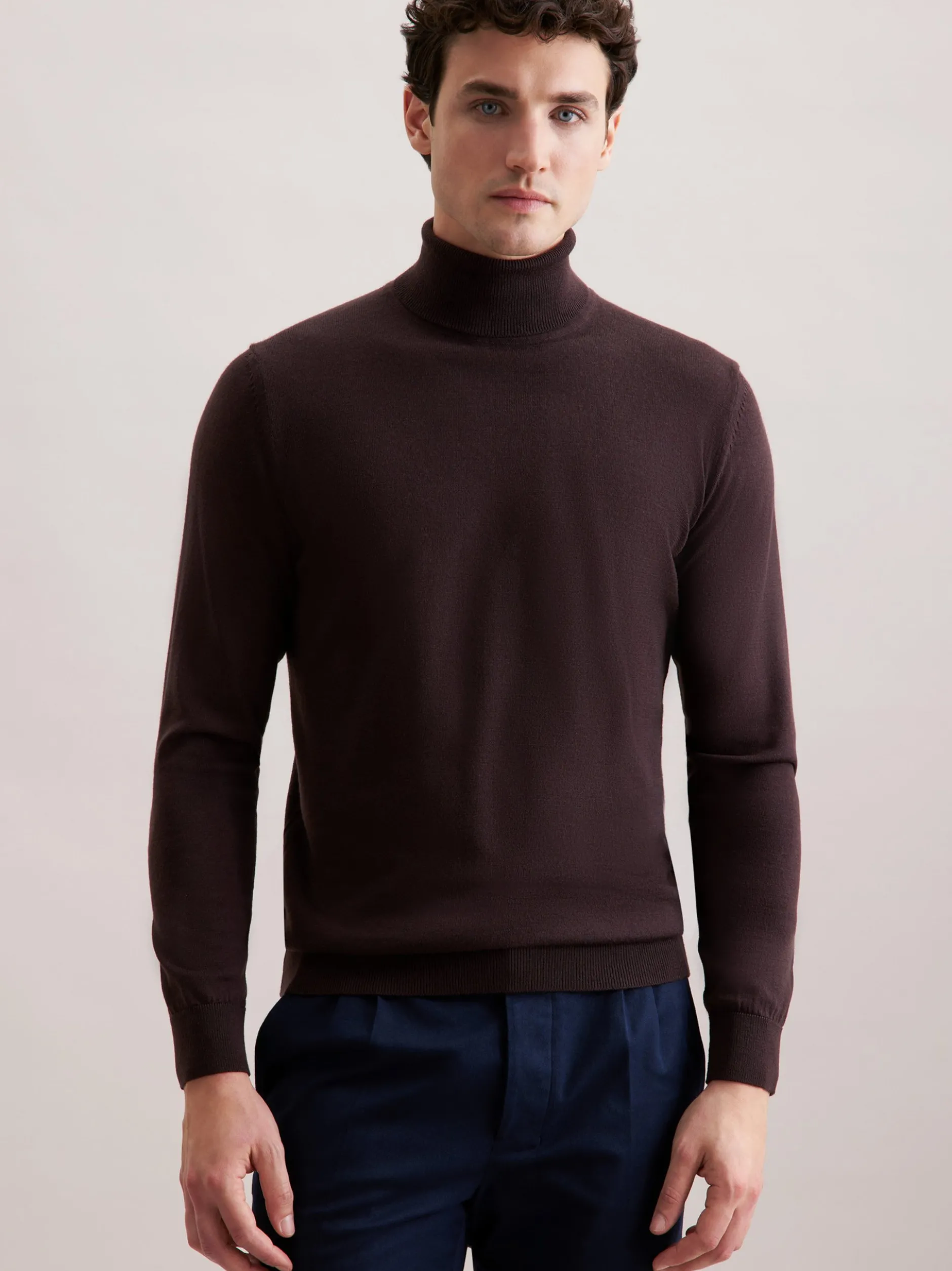 Seidensticker Herren Pullover - Regular Fit in braun