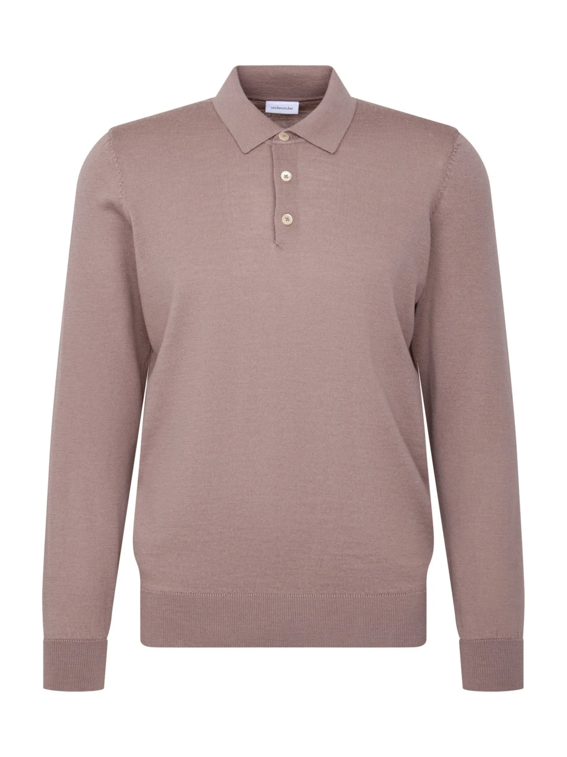 Seidensticker Herren Pullover - Regular Fit in taupe