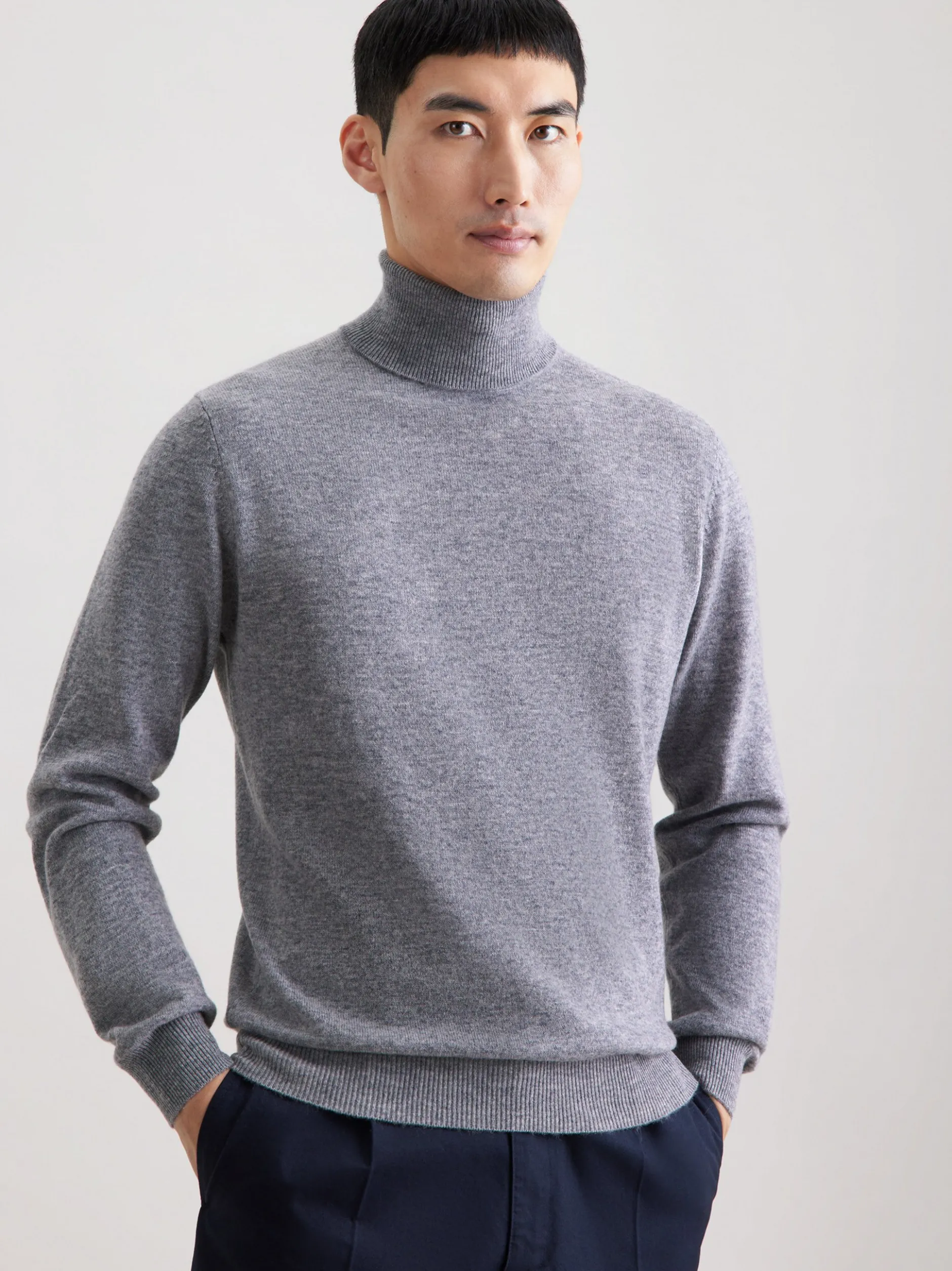 Seidensticker Herren Pullover - Regular Fit in grau