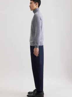 Seidensticker Herren Pullover - Regular Fit in grau