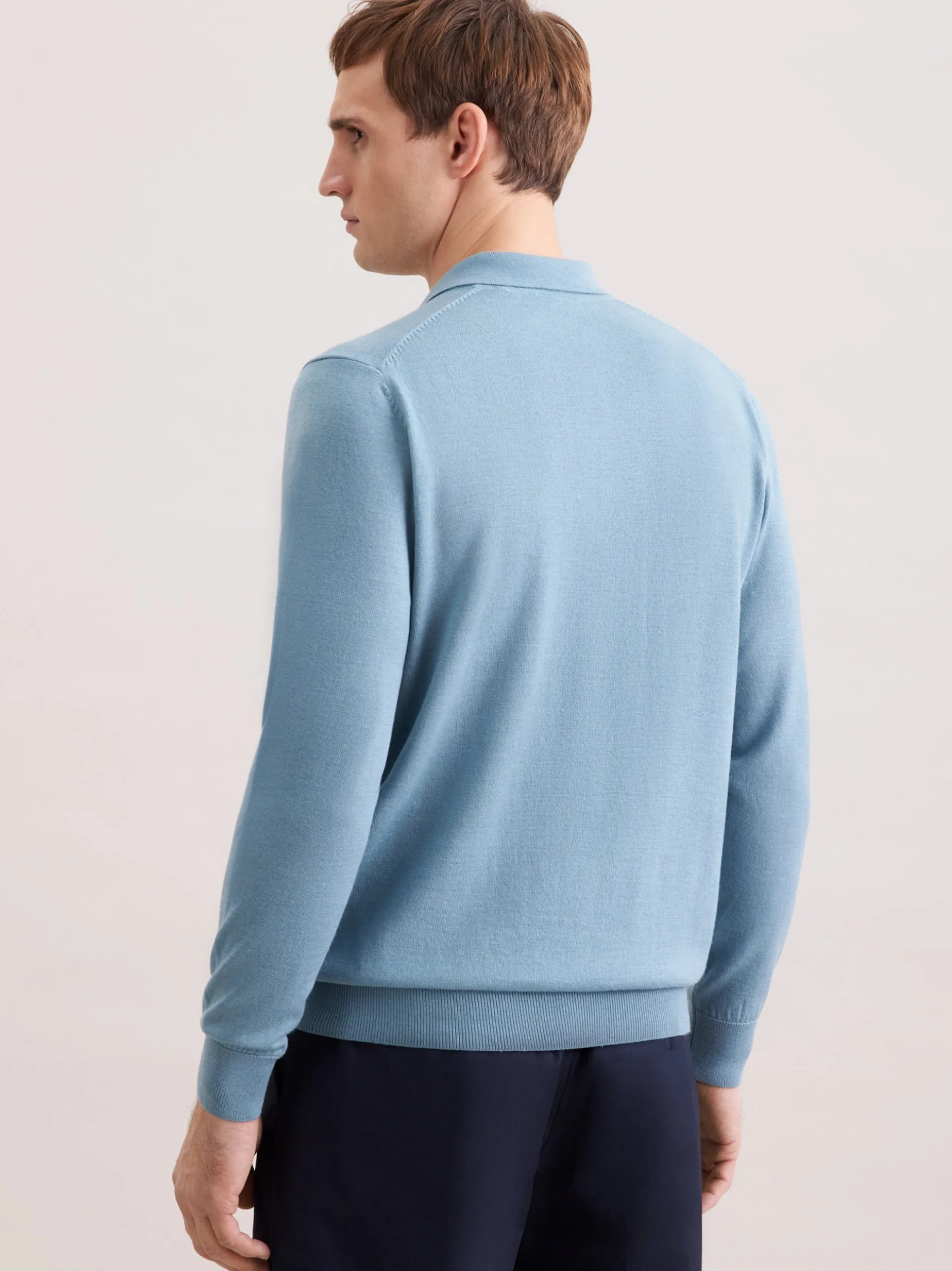 Seidensticker Herren Pullover - Regular Fit in blau
