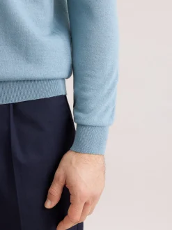 Seidensticker Herren Pullover - Regular Fit in blau