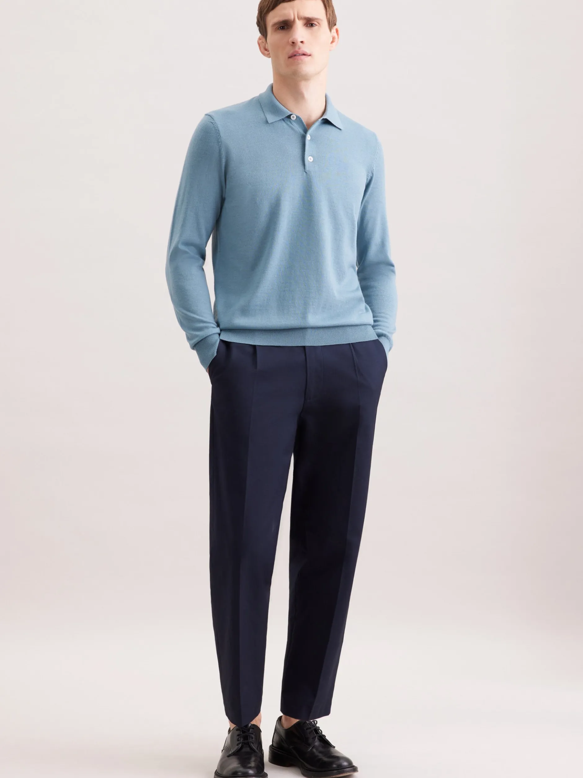 Seidensticker Herren Pullover - Regular Fit in blau