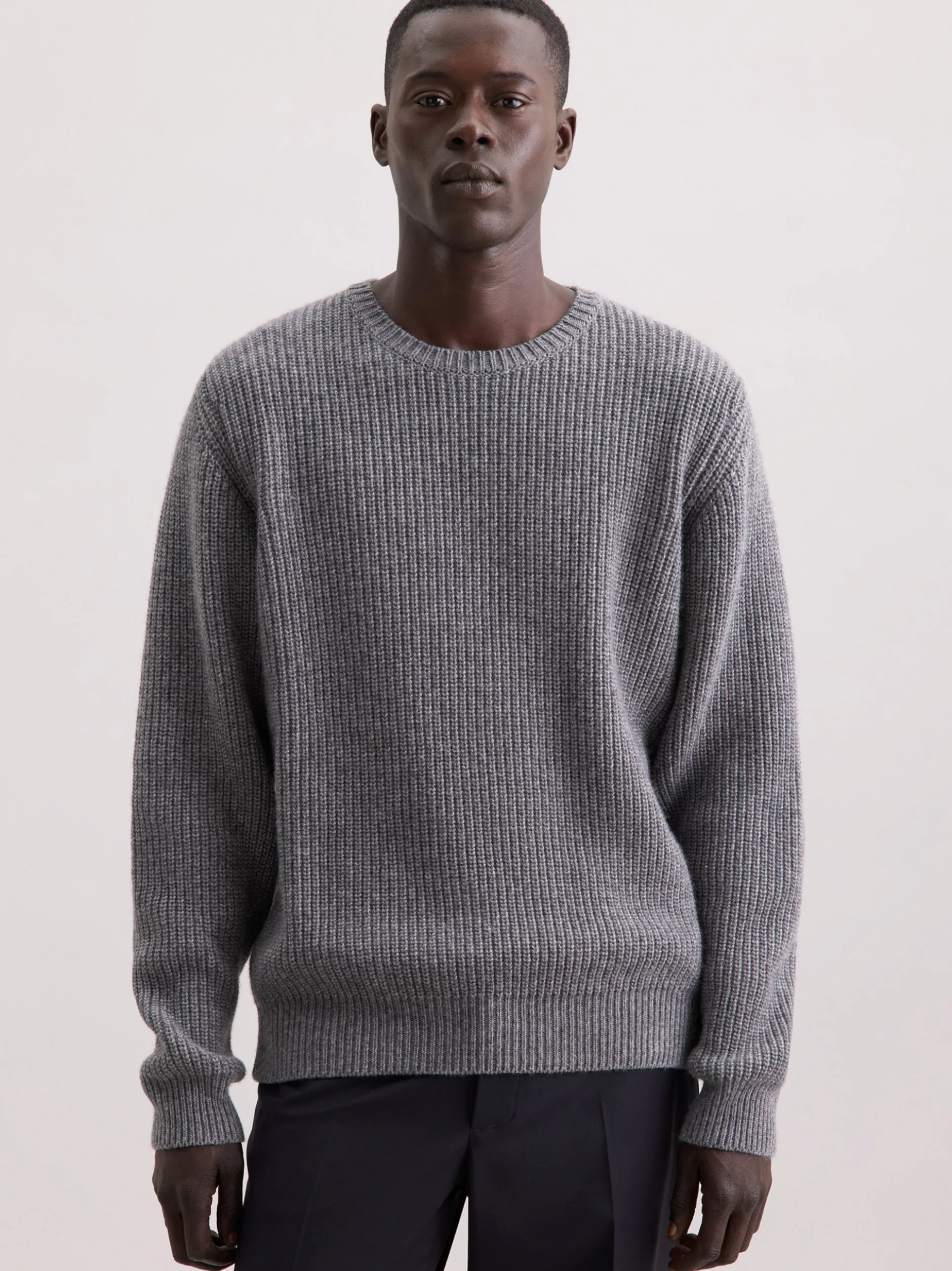 Seidensticker Herren Pullover - Regular Fit in grau
