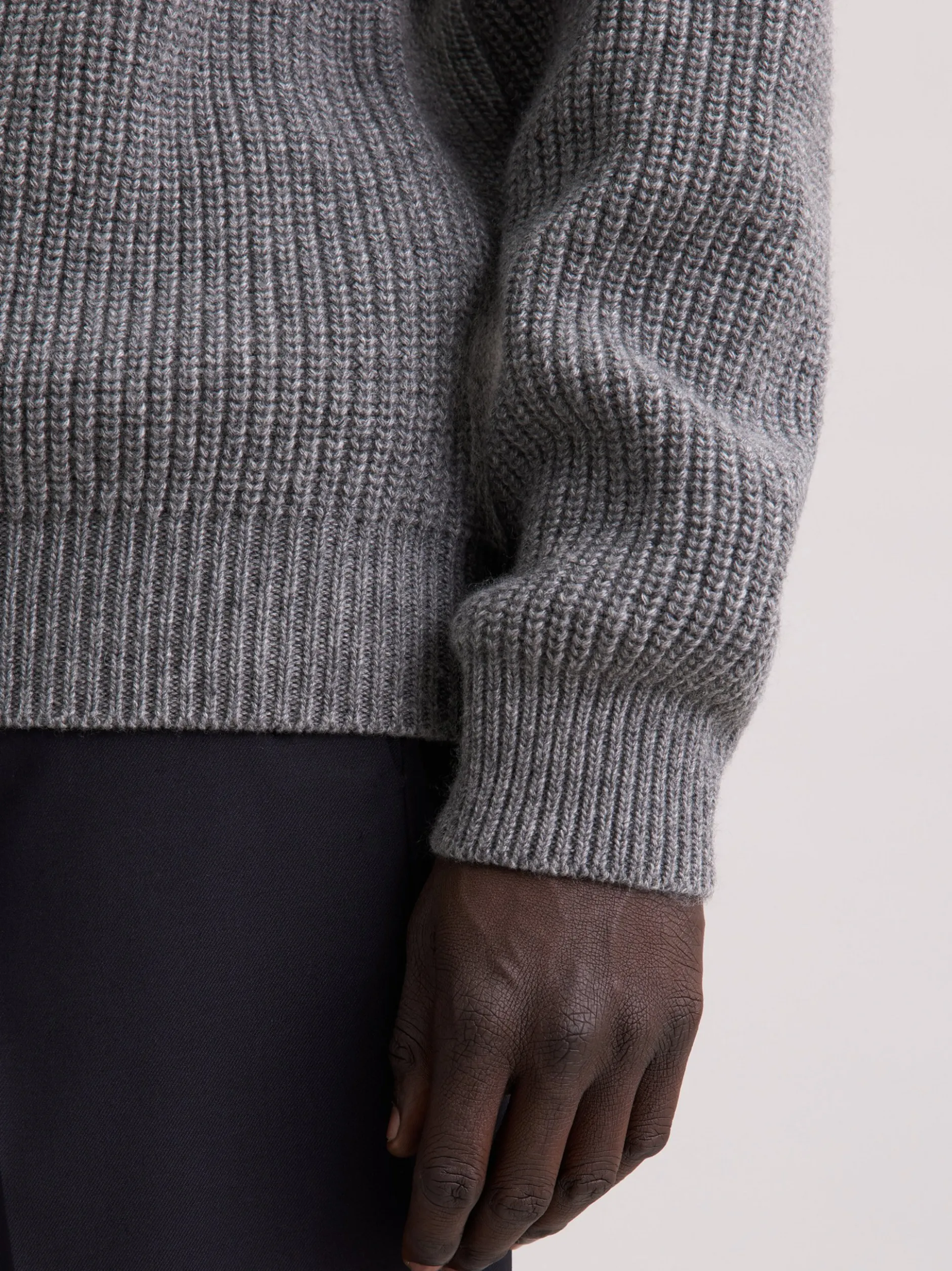 Seidensticker Herren Pullover - Regular Fit in grau