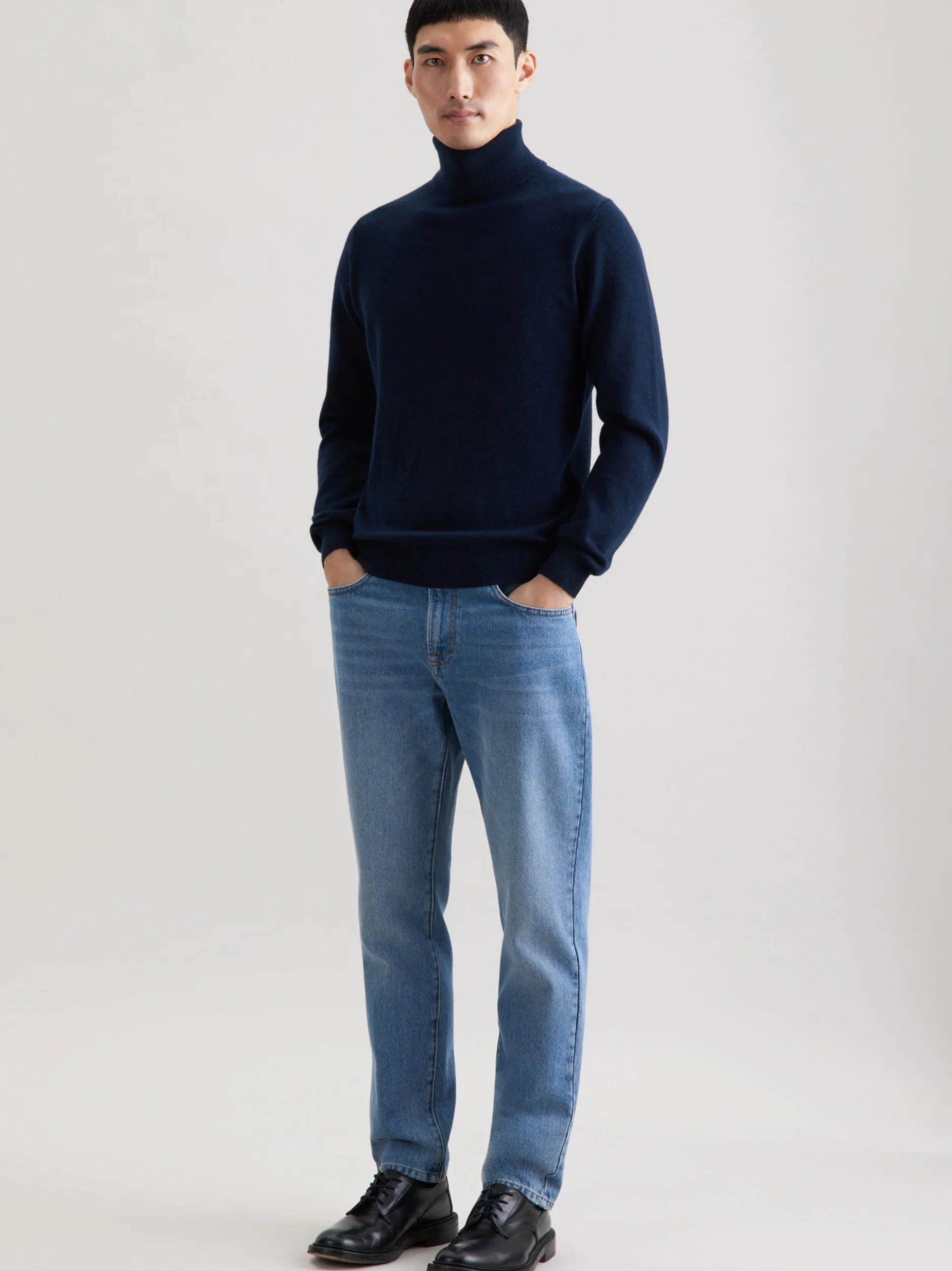 Seidensticker Herren Pullover - Regular Fit in blau