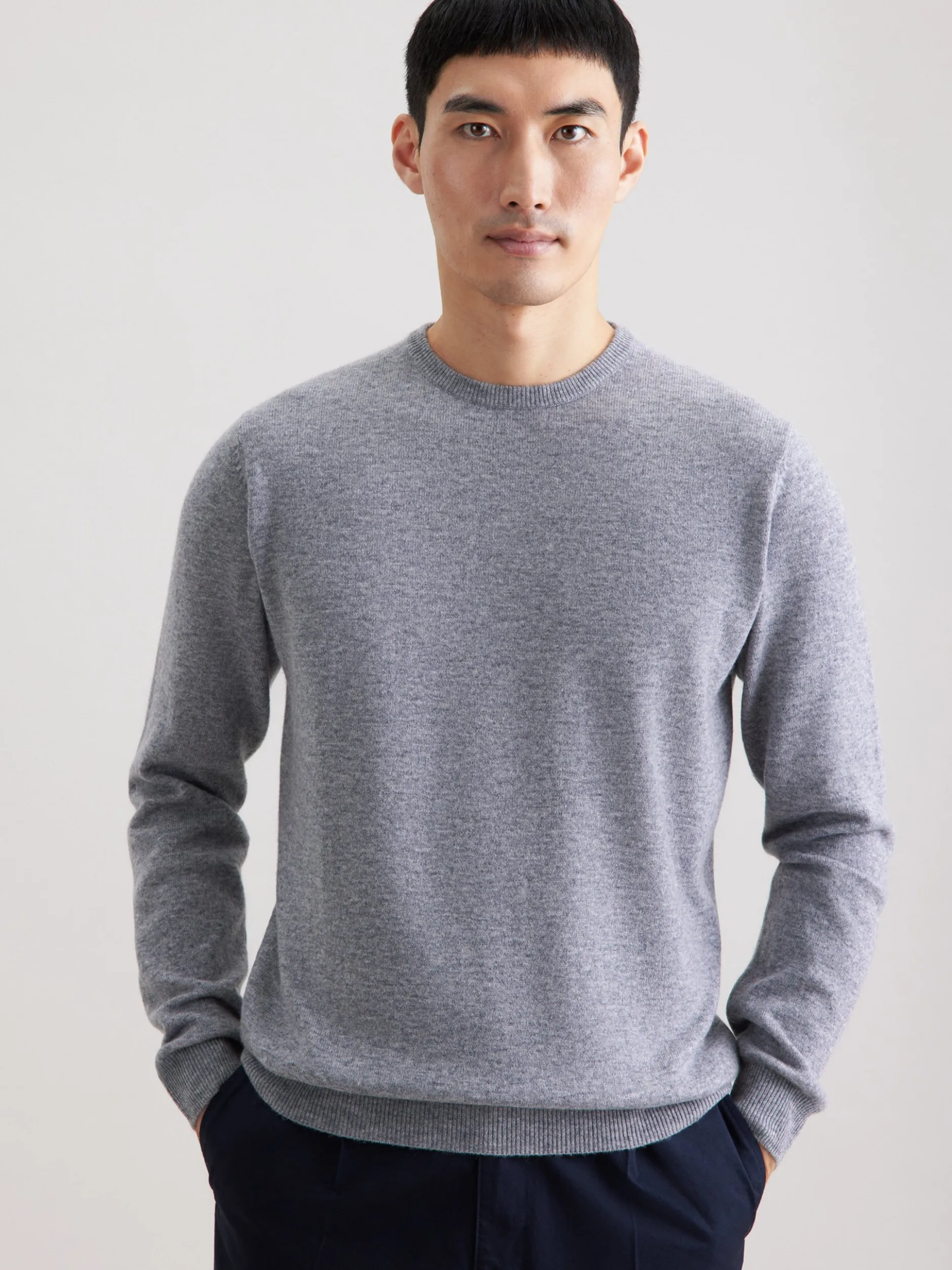 Seidensticker Herren Pullover - Regular Fit in grau