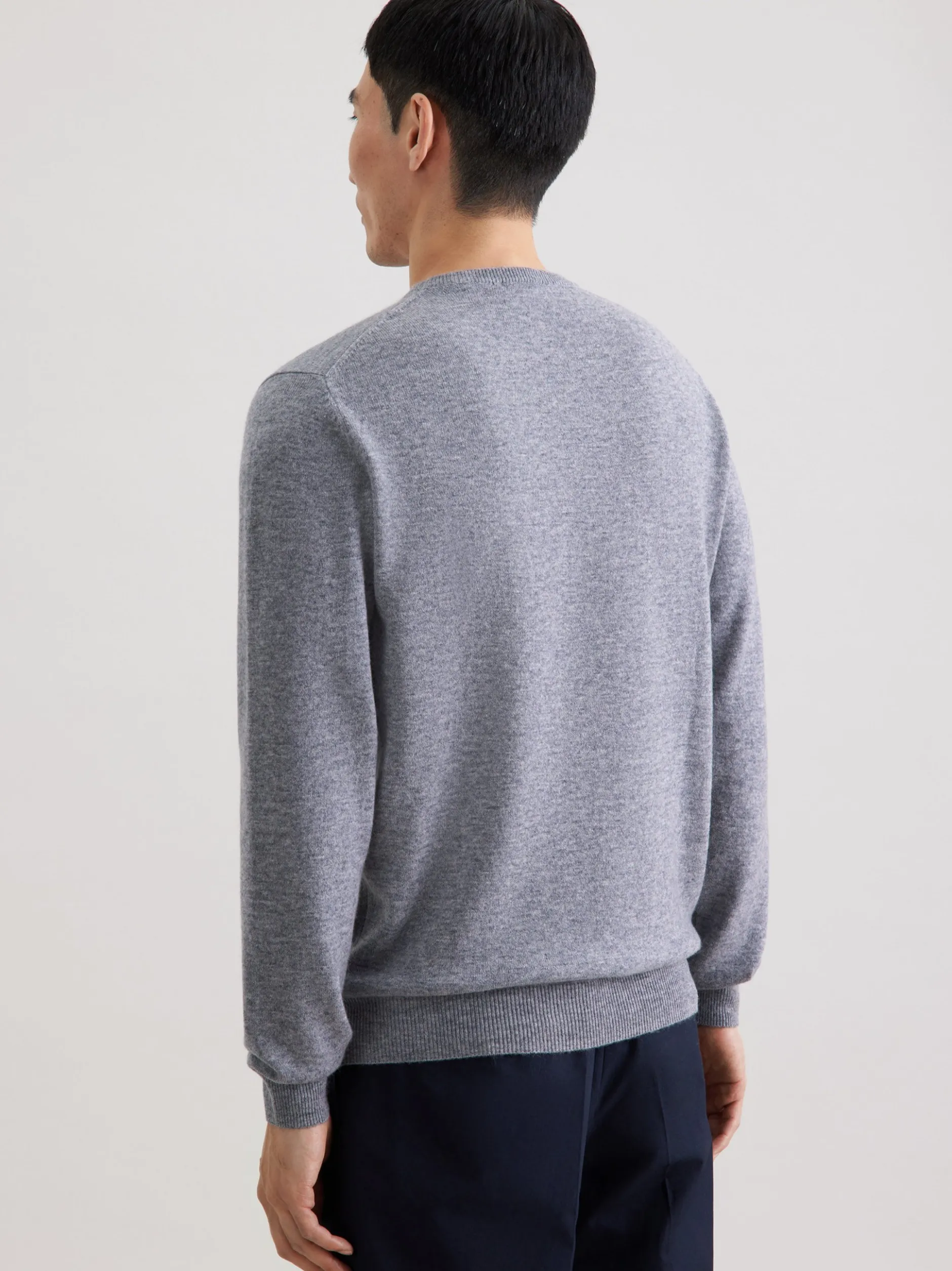 Seidensticker Herren Pullover - Regular Fit in grau